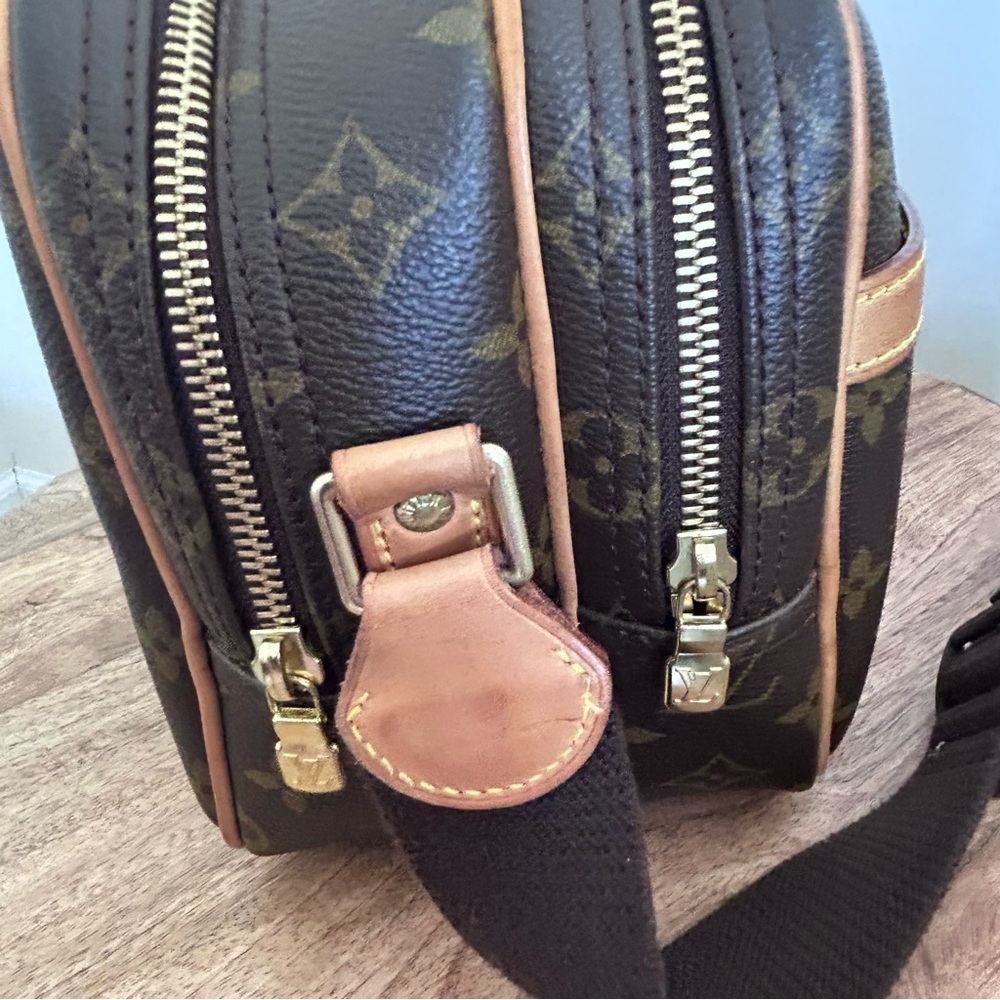 Authentic Louis Vuitton Monogram Reporter Crossbody Shoulder Bag Purse SP1010 - Picture 3 of 16